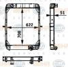 HELLA 8MK 376 709-441 Radiator, engine cooling